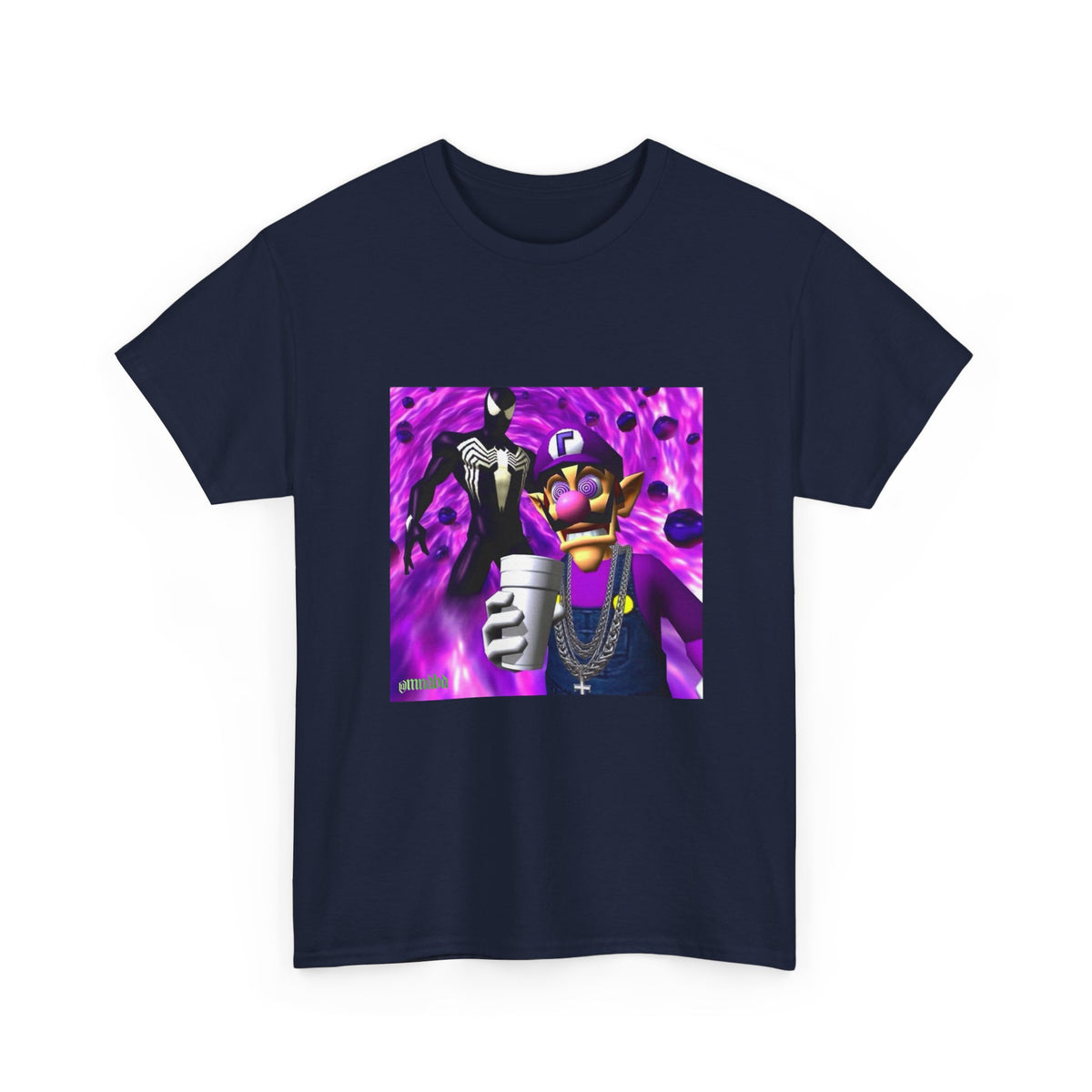 Waluigi and Venom-Suit Spidey in Leanverse