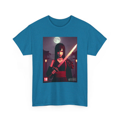Samurai Warrior With Glowing Katana Tee