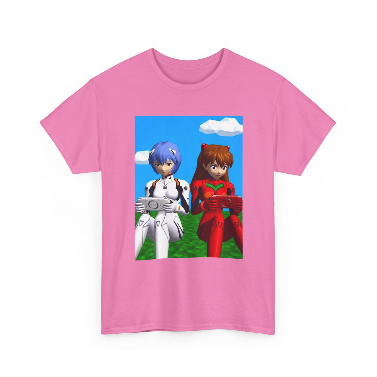 Rei And Asuka Gaming On PSPs Tee