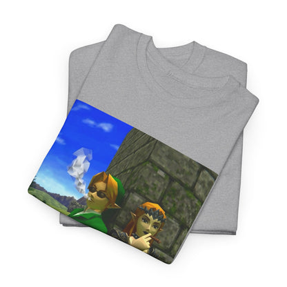 Link And Zelda Smoke Blunts Tee