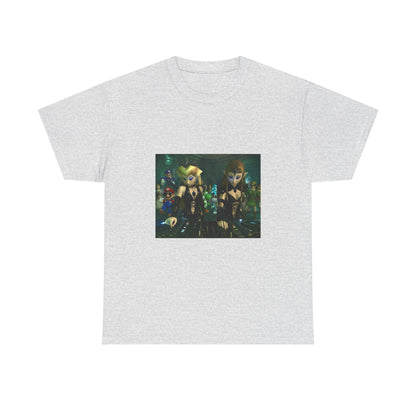 Princess Peach and Zelda DJing with Friends Tee