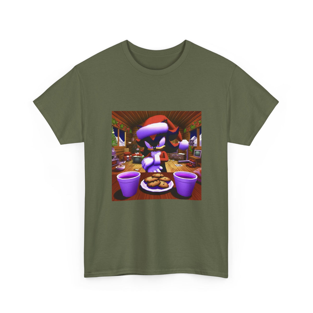 Shadow The Hedgehog Christmas Chill Tee