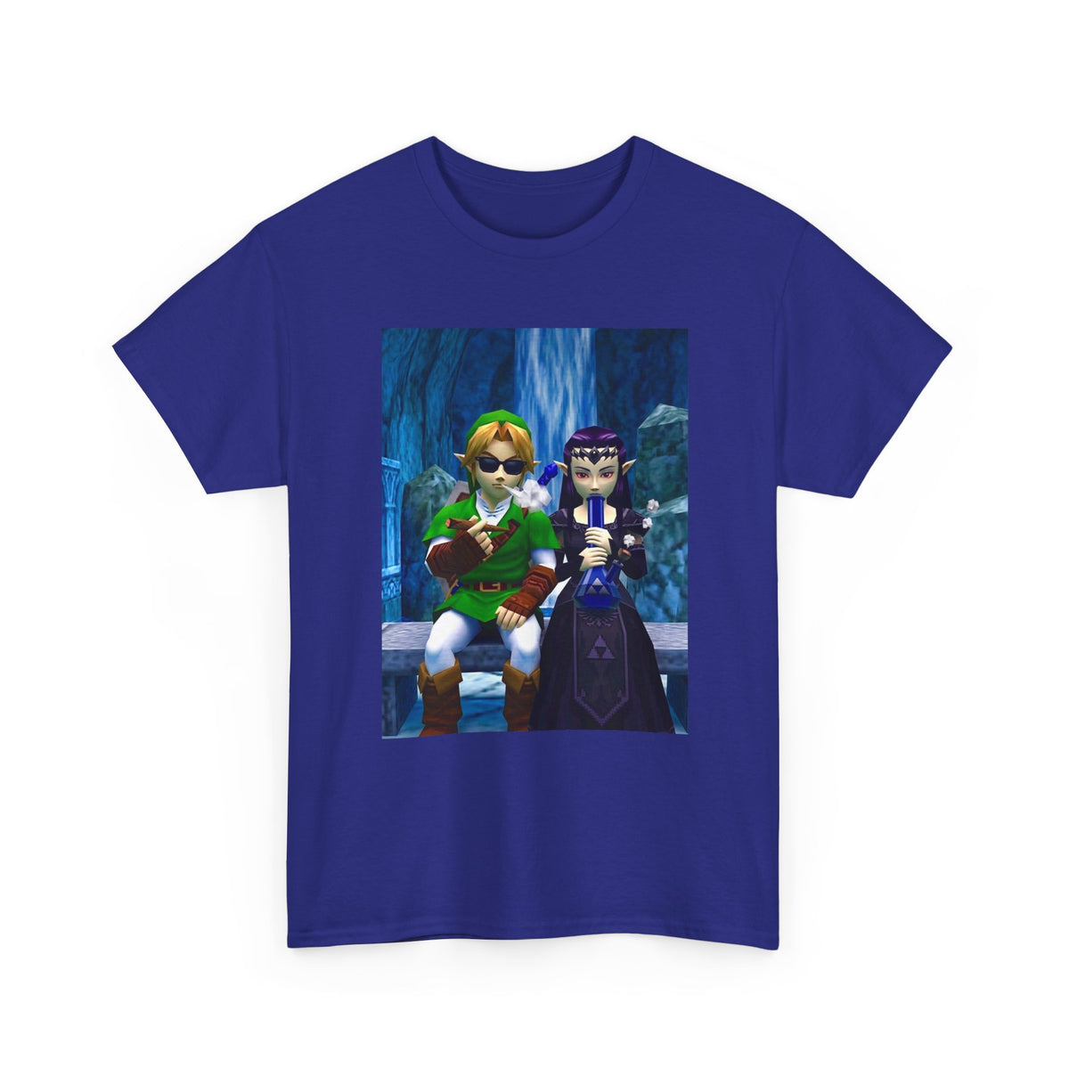 Hero and Princess Taking A Hit Tee
