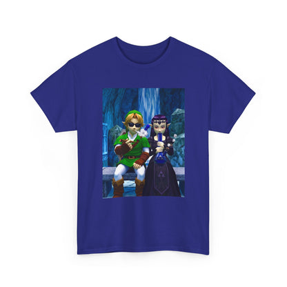 Hero and Princess Taking A Hit Tee
