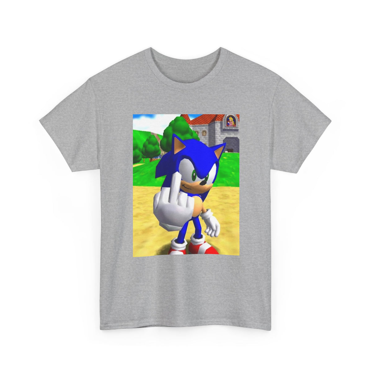 Sonic Flipping The Bird Tee