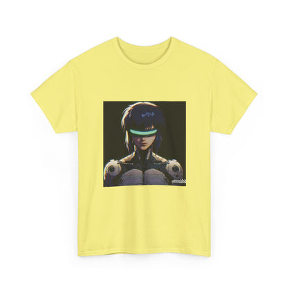 Cybernetic Major Motoko Kusanagi Glitch Art Tee