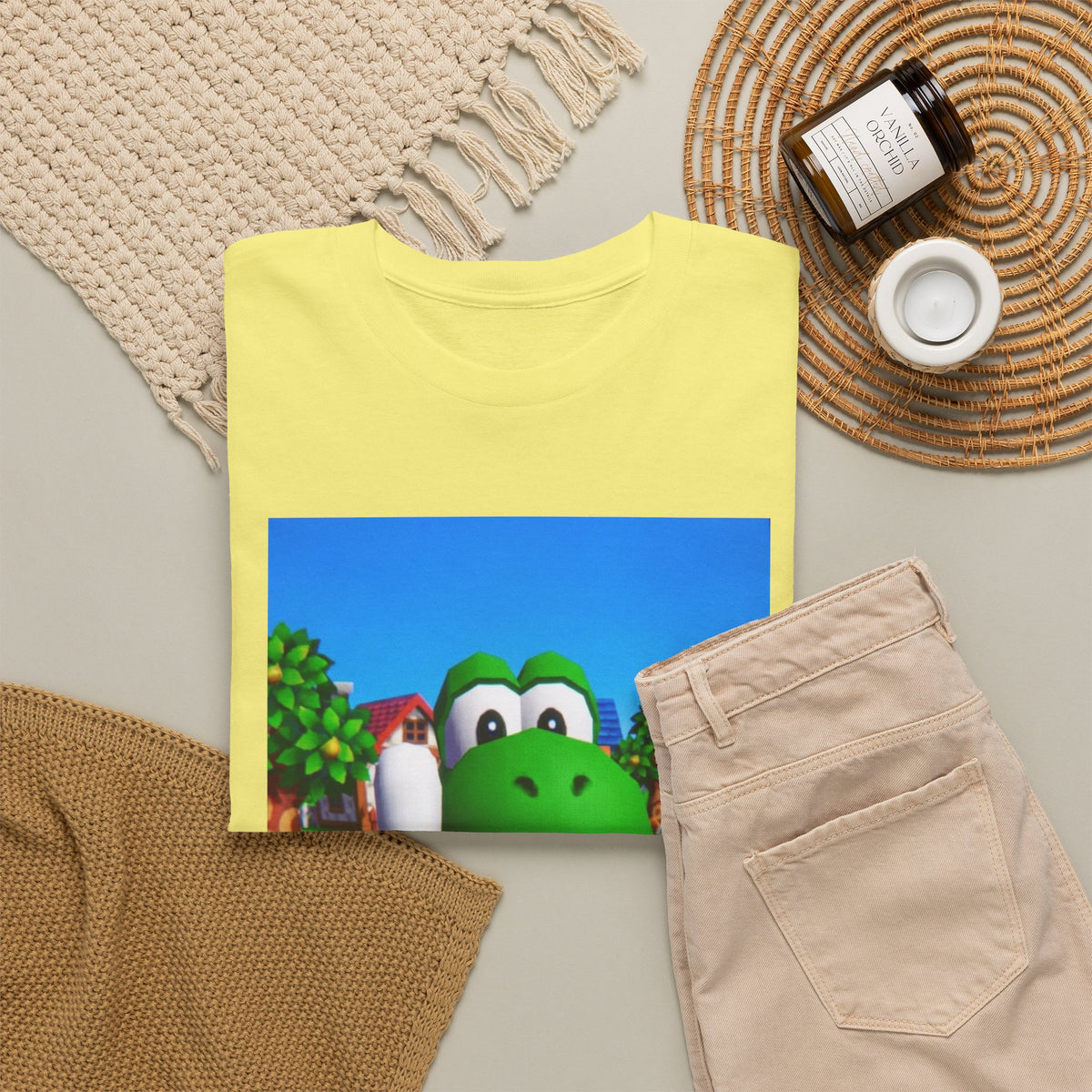 Yoshi Giving The Finger Tee (Design 6)
