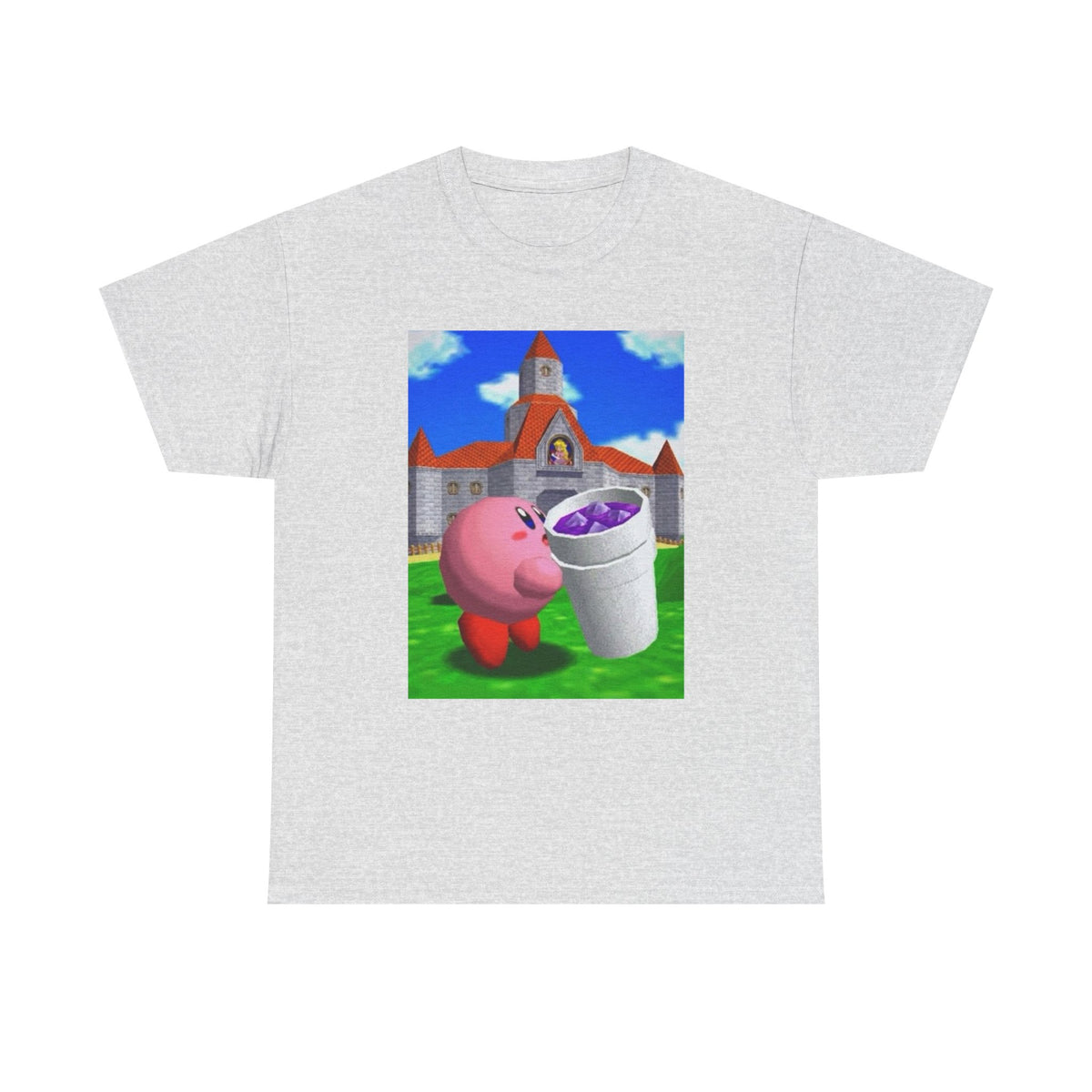 Kirby Sipping Lean At Mushroom Kingdom