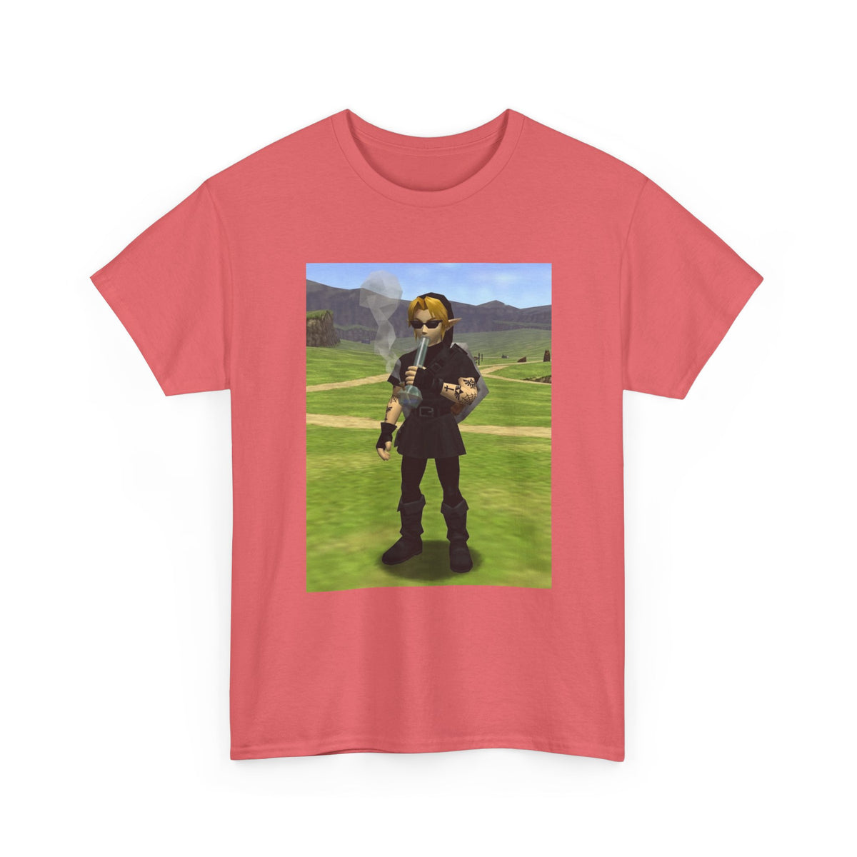 Edgy Dark Link Bong Hit Tee