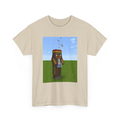 Rasta Minecraft Villager Smoking Tee