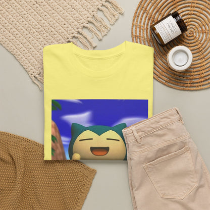Snorlax Flipping The Bird Tee