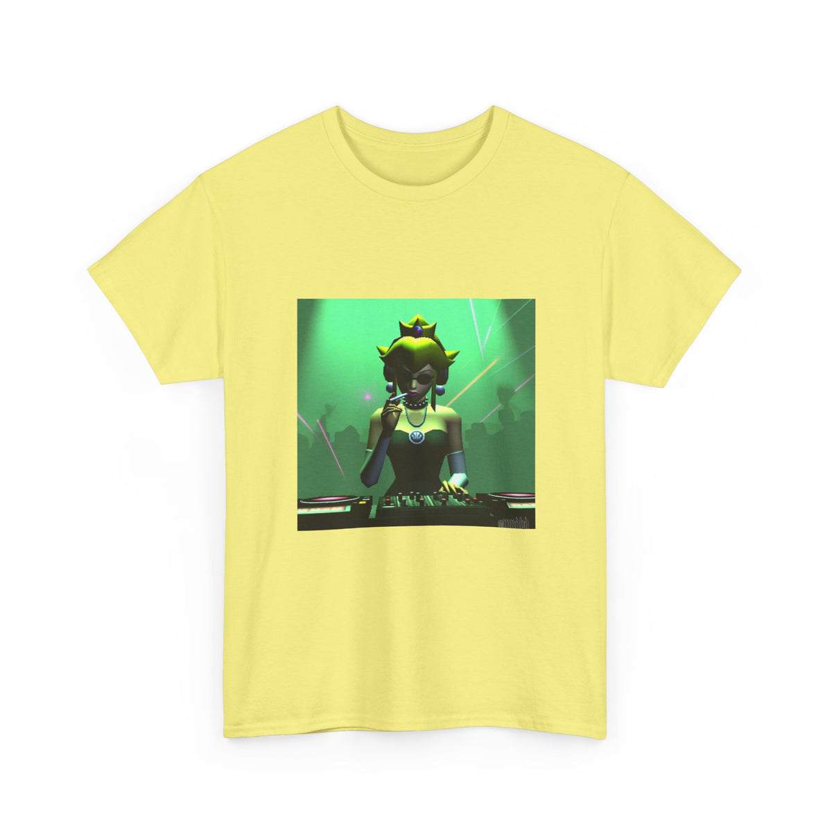 Princess Peach DJing And Smoking Tee