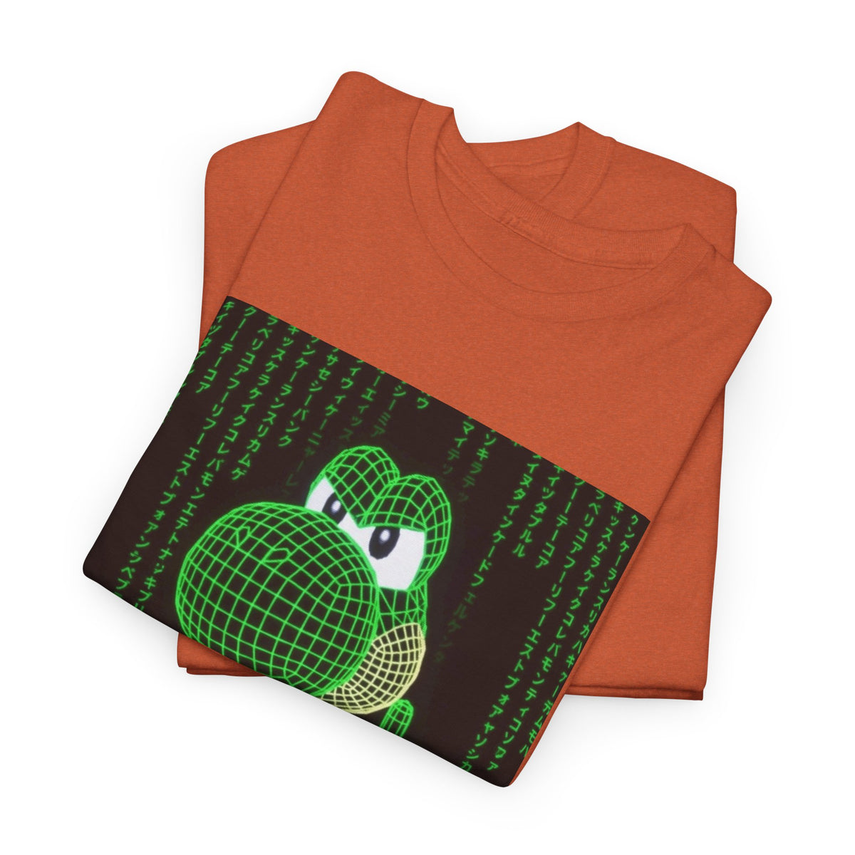 Wireframe Yoshi Flipping The Bird Tee