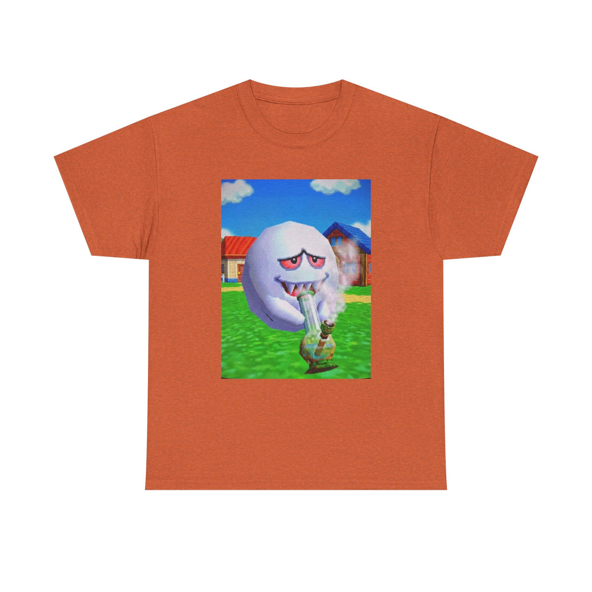 Boo Ghost Taking A Bong Rip Tee