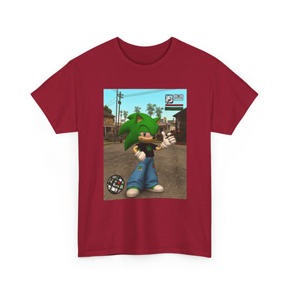 Stoned Green Hedgehog Blazing In Grove Street
