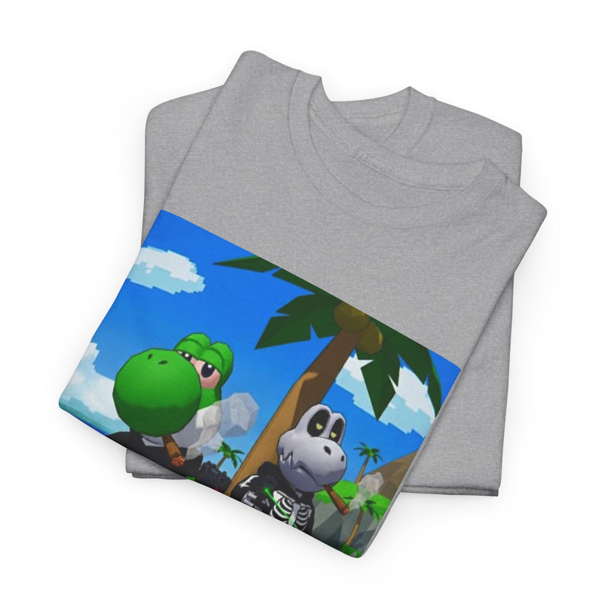 Yoshi And Dry Bones Smoking Thugs