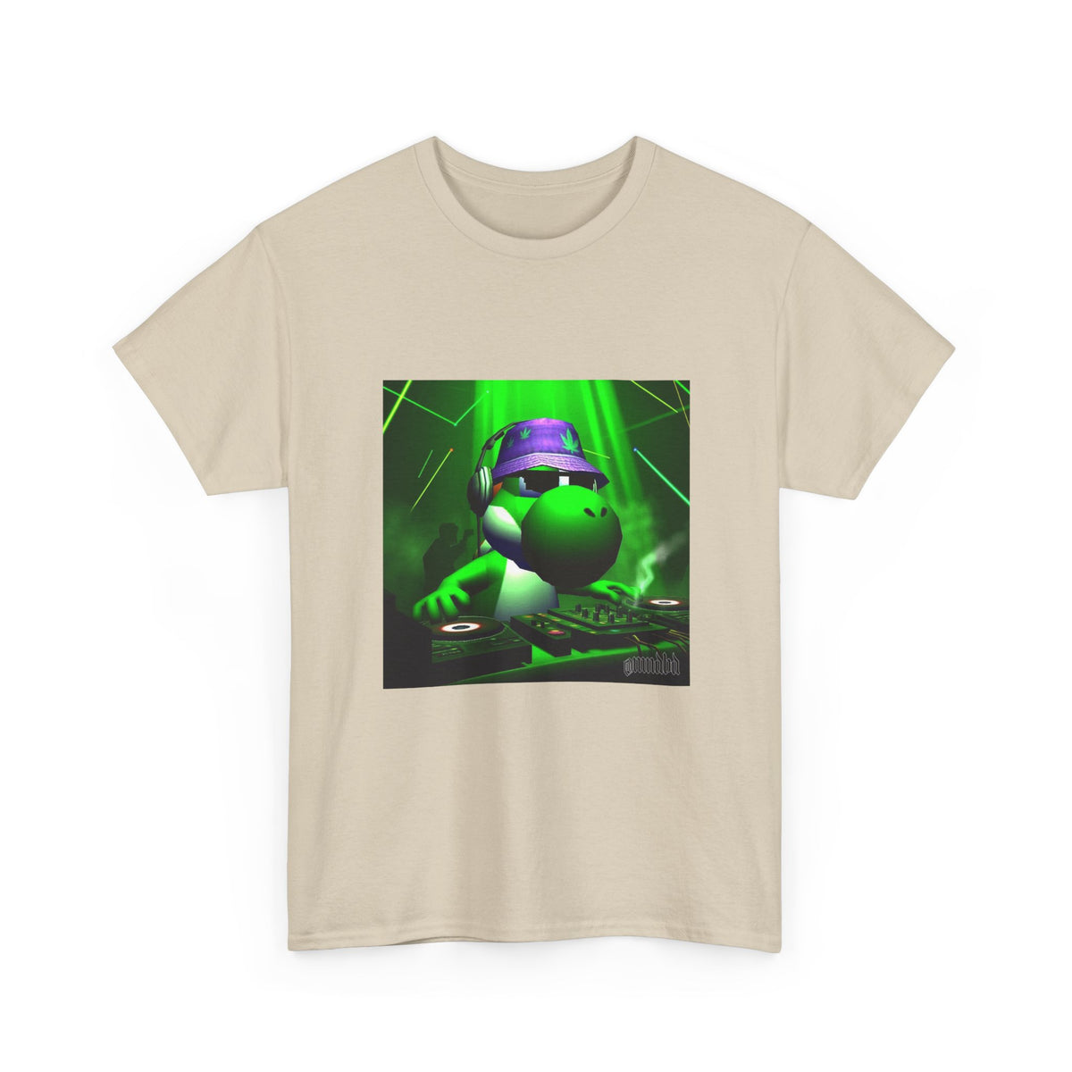 Yoshi DJing With Cannabis Bucket Hat Tee