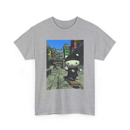 Punk Hello Kitty Flipping The Bird Tee