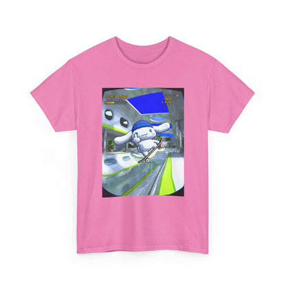 Skater Cloud Dog Flipping Bird Tee