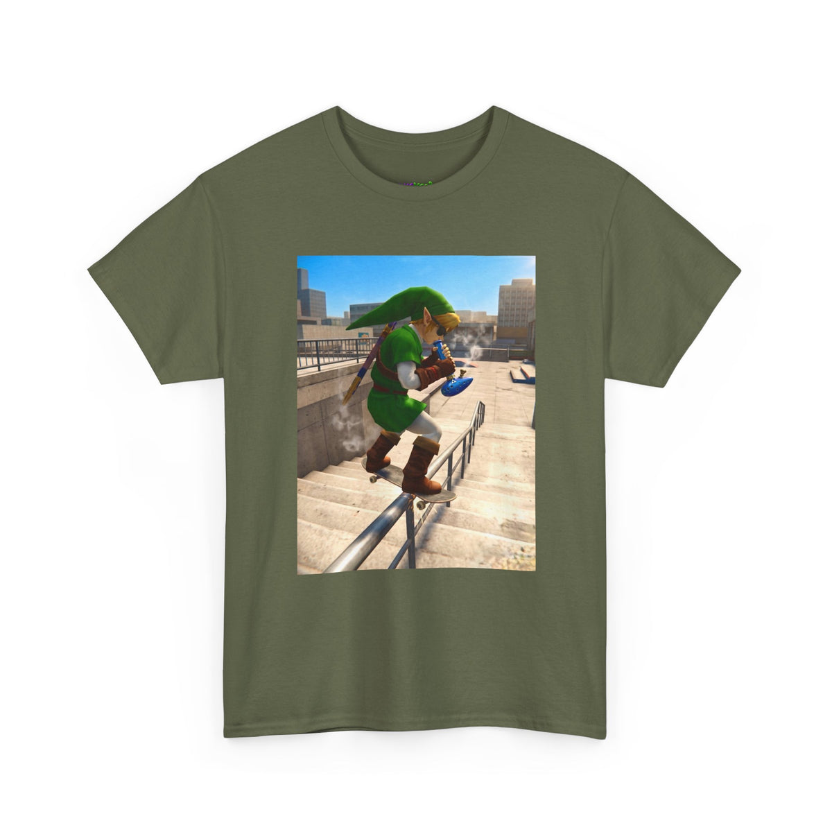Mystic Green Vibe Graphic Tee