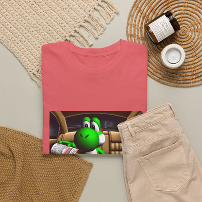 Yoshi Pouring Lean In Car Tee