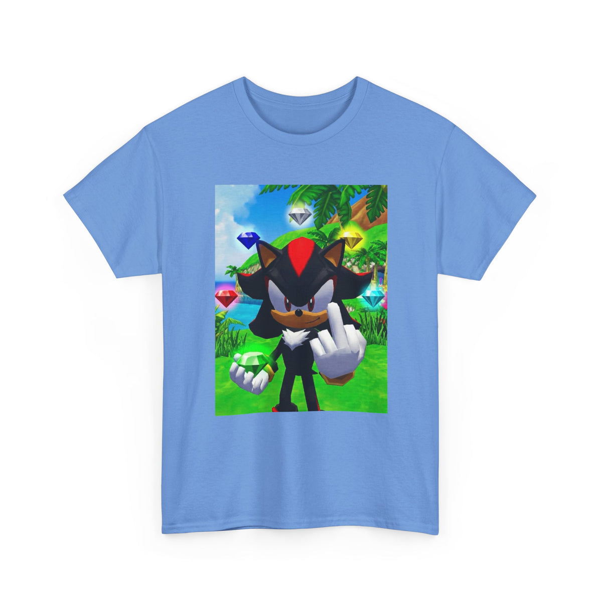 Shadow The Hedgehog Flipping The Bird Tee