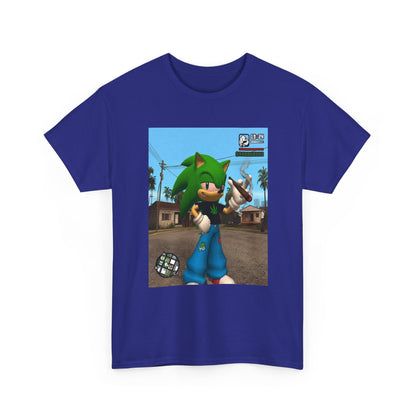 Green Hedgehog Blazin' In San Andreas Tee
