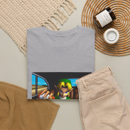 N64 Link Pouring Purple Lean Tee