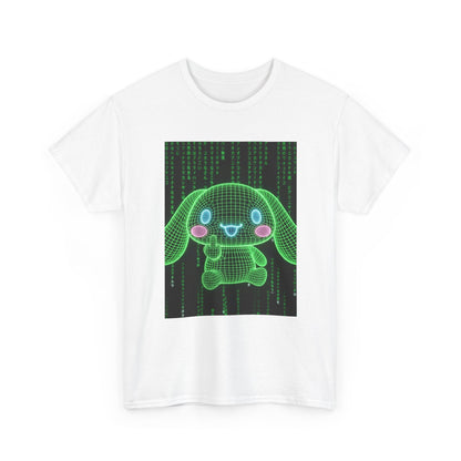 Wireframe Bunny Flips The Bird Tee