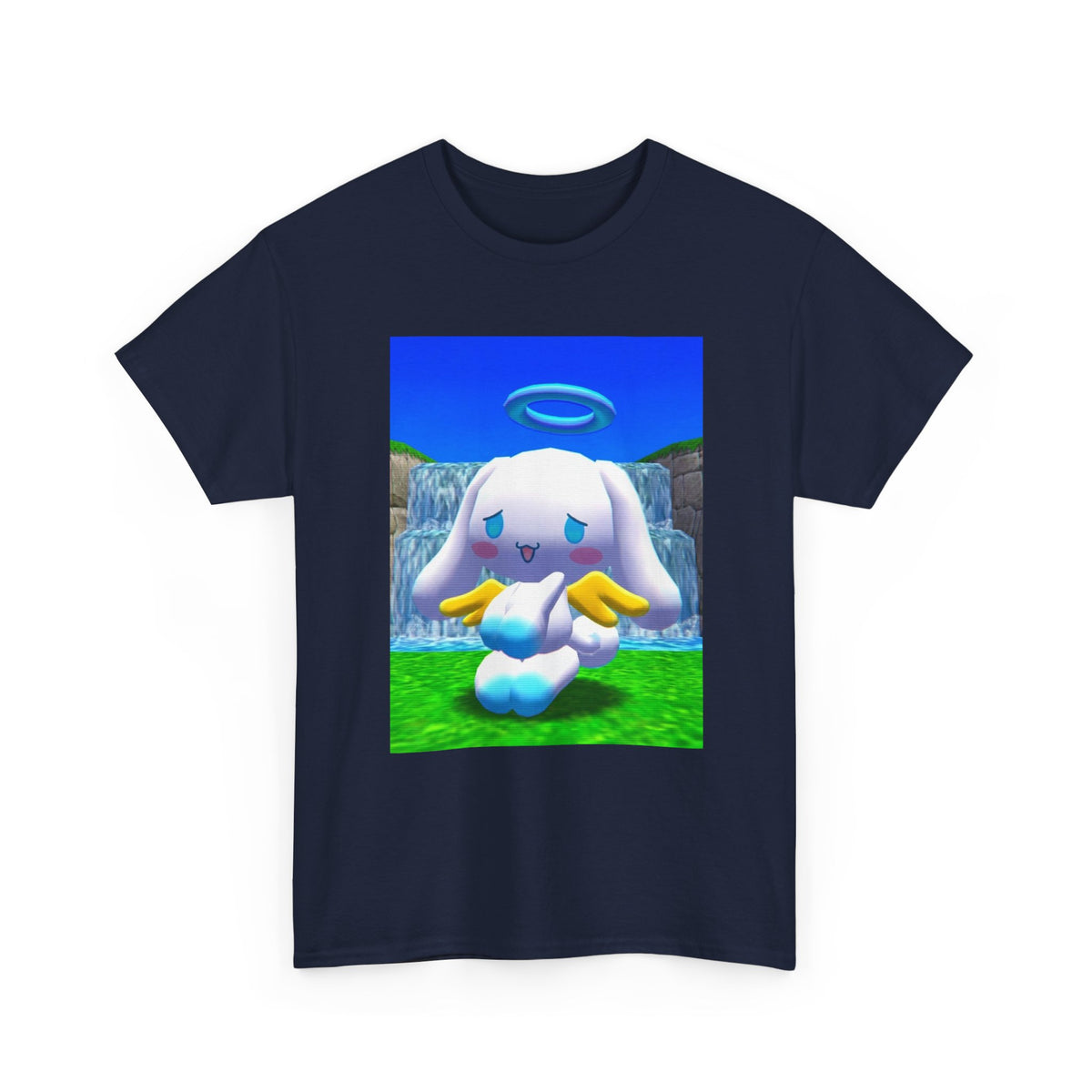 Angel Cinnamoroll Kneeling By Waterfall Tee