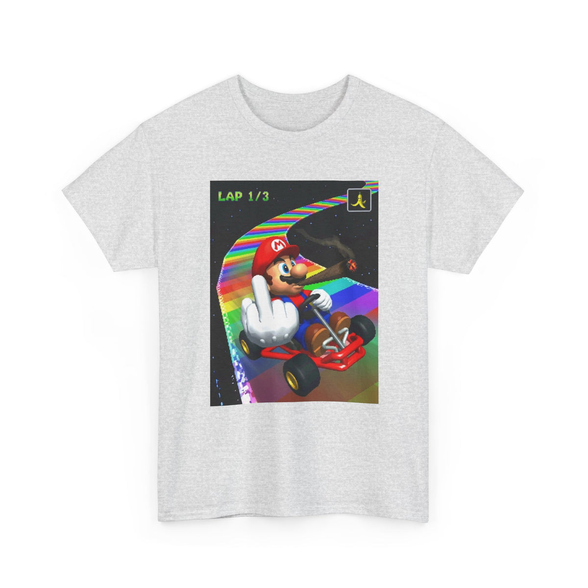 Mario Karting, Blazing, And Flipping The Bird Tee