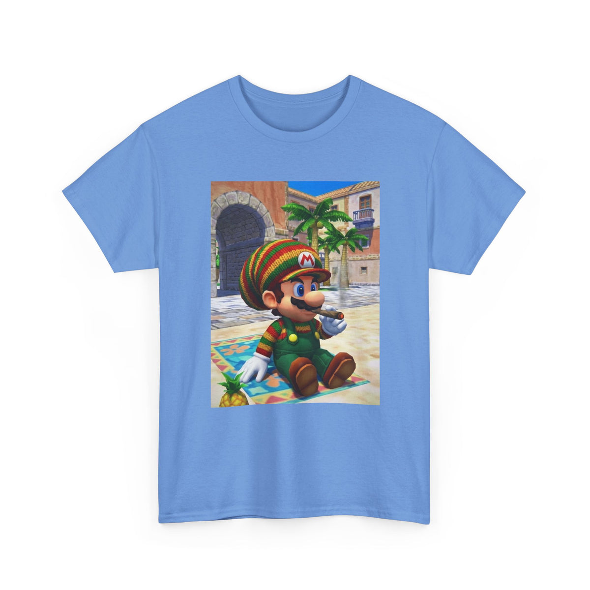 Rasta Mario Chilling With A Blunt