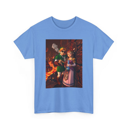 Link And Zelda Chillin' In A Hot Spot