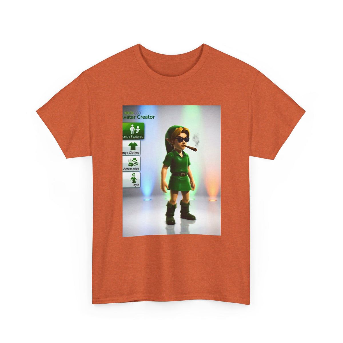 Xbox Avatar Link Smoking Blunt Tee