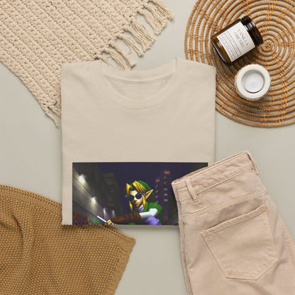 Link Skater Smoking In Alley Tee