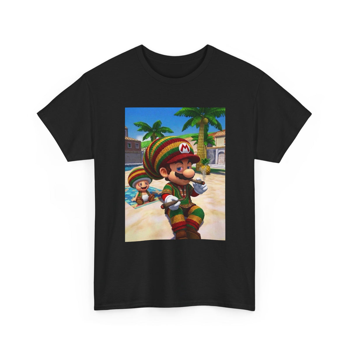 Mario And Toad Chilling With Joints