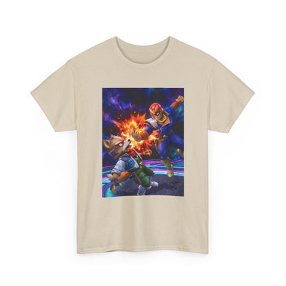 Falcon Punch Fox Flipping The Bird Tee