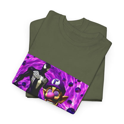 Waluigi and Venom-Suit Spidey in Leanverse