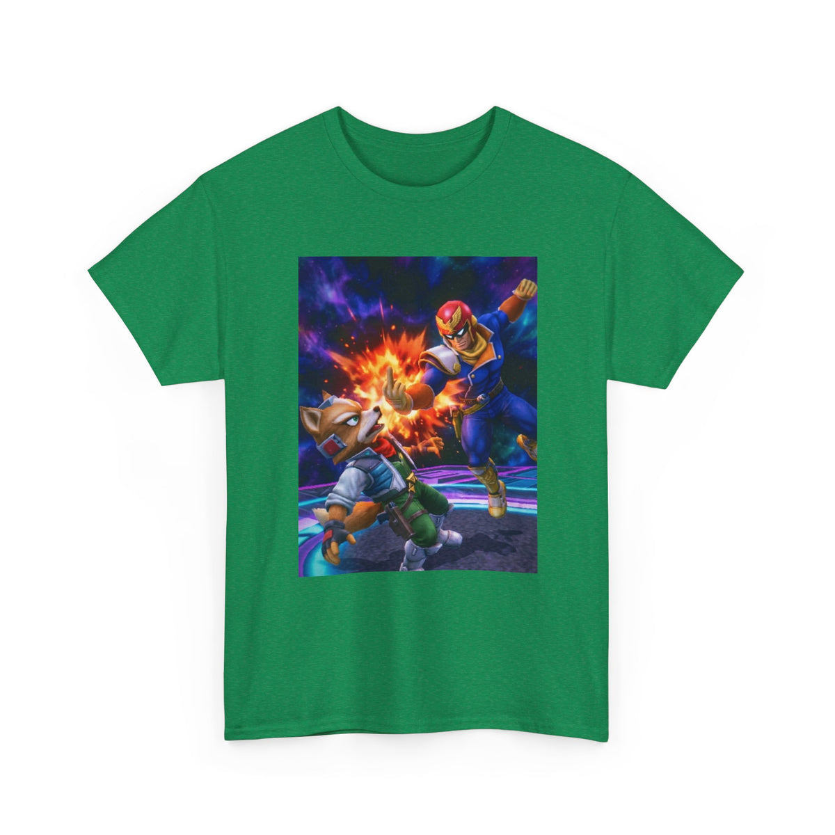 Falcon Punch Fox Flipping The Bird Tee