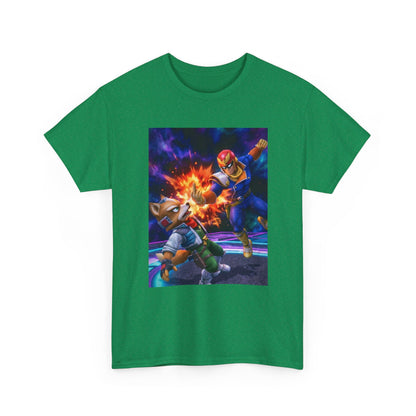 Falcon Punch Fox Flipping The Bird Tee
