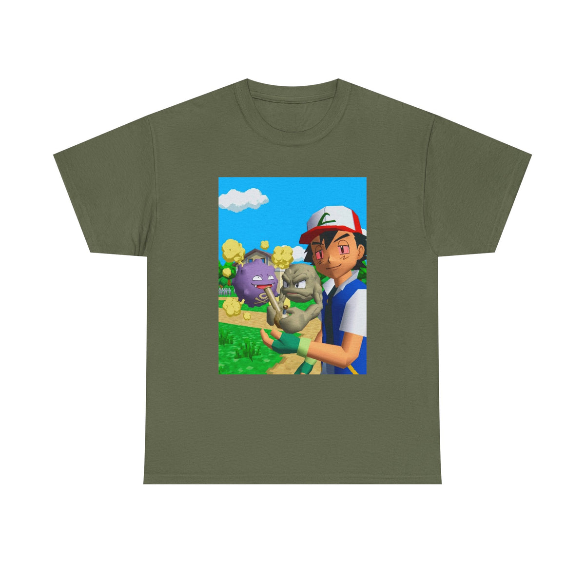 Ash, Geodude, Koffing Get High