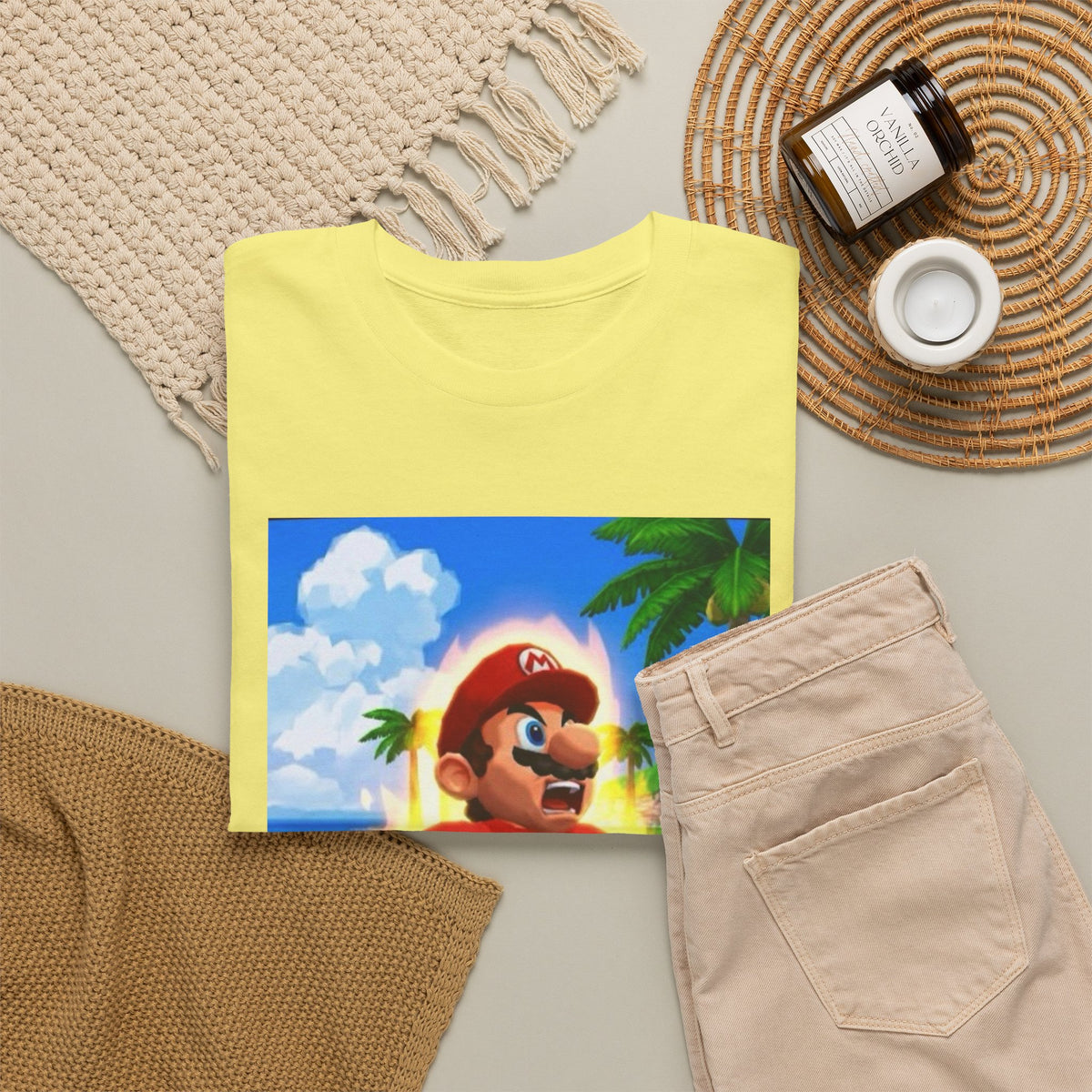 Super Buff Mario Power-Up Tee