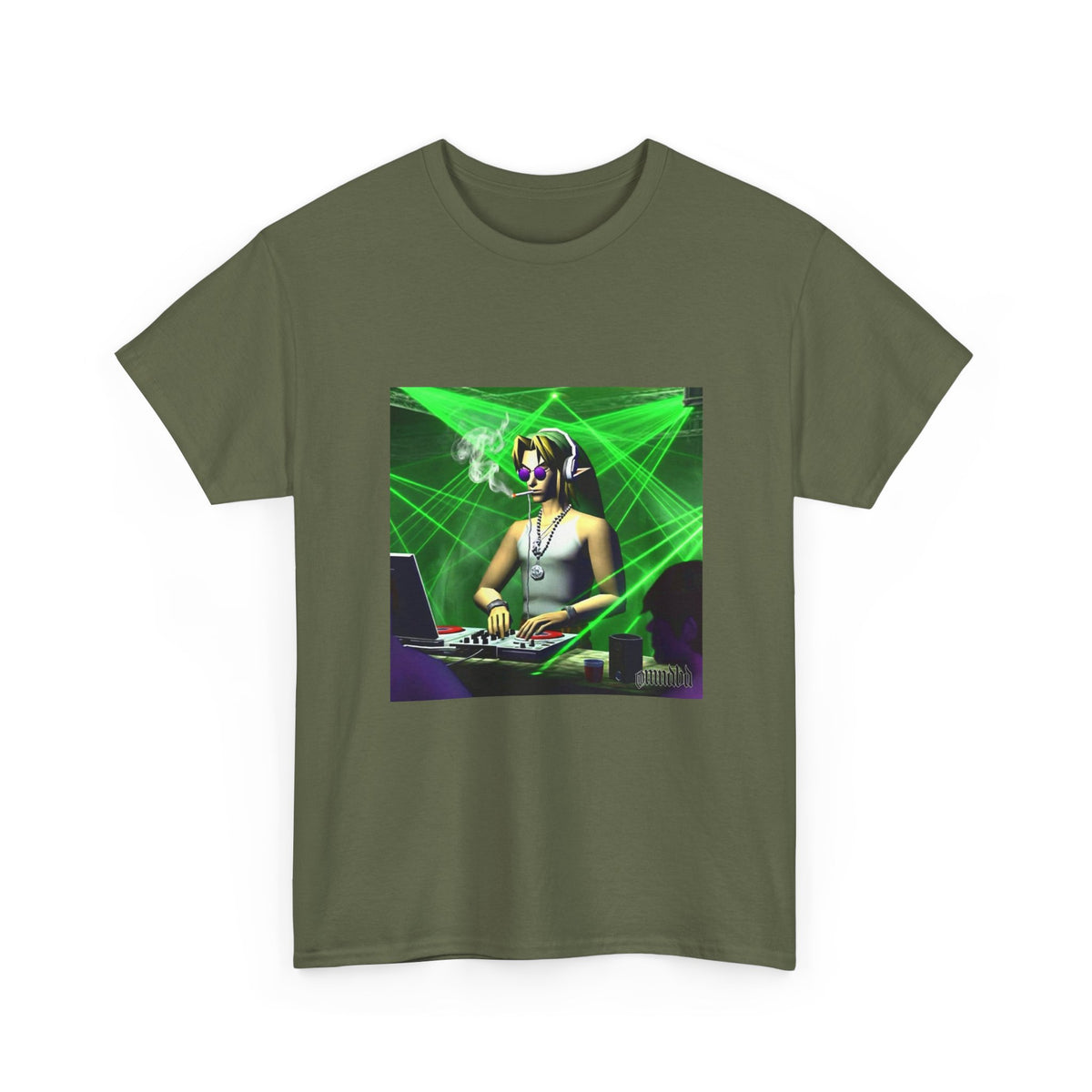 DJ Link Smoking At The Rave Tee