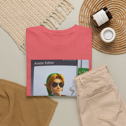 Hylian Hero Smoking A Stogie Tee