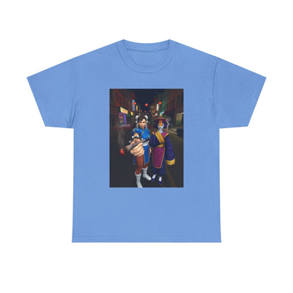 Chun-Li And Hsien-Ko Smoking In Chinatown