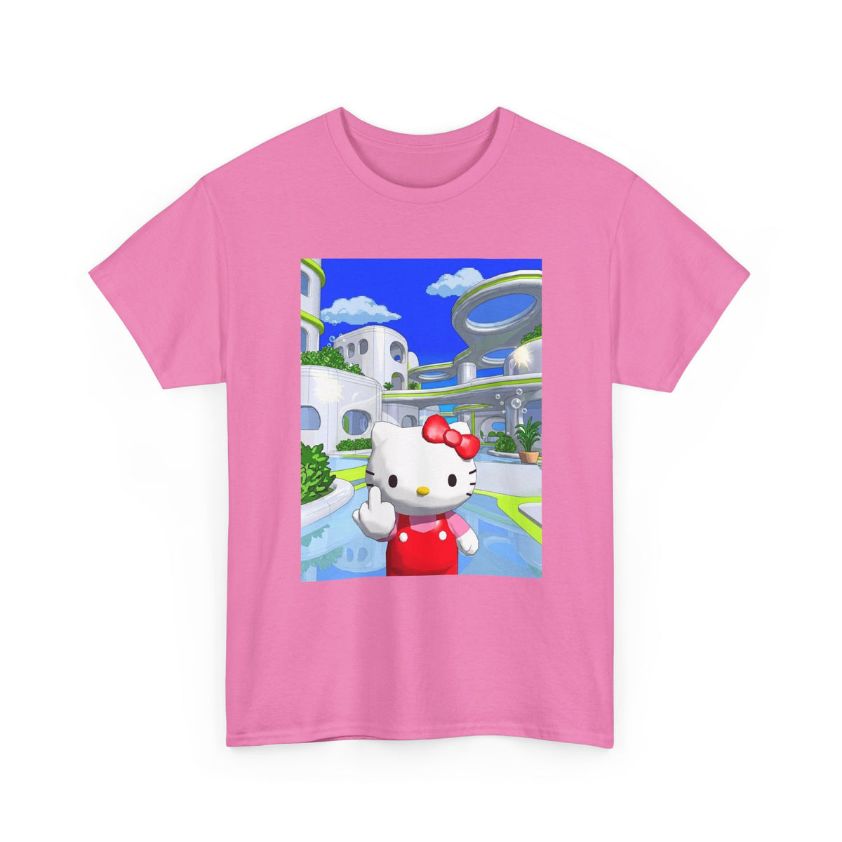 Aero Kitty Flipping The Bird Tee