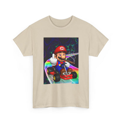 High Mario Karting On Rainbow Road