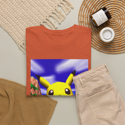 Pikachu Giving The Finger On An N64 Island