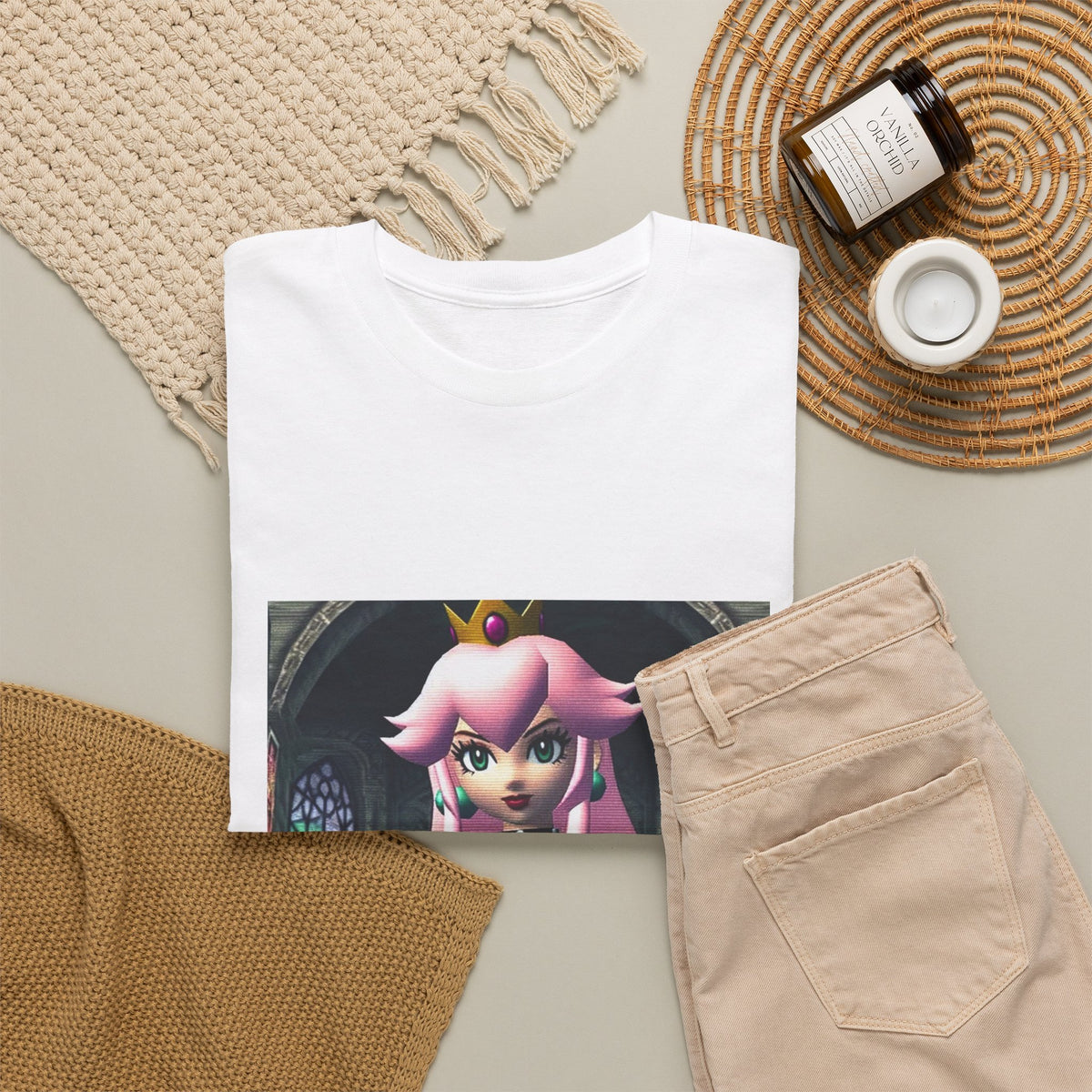 Goth Princess Peach In The Castle Tee