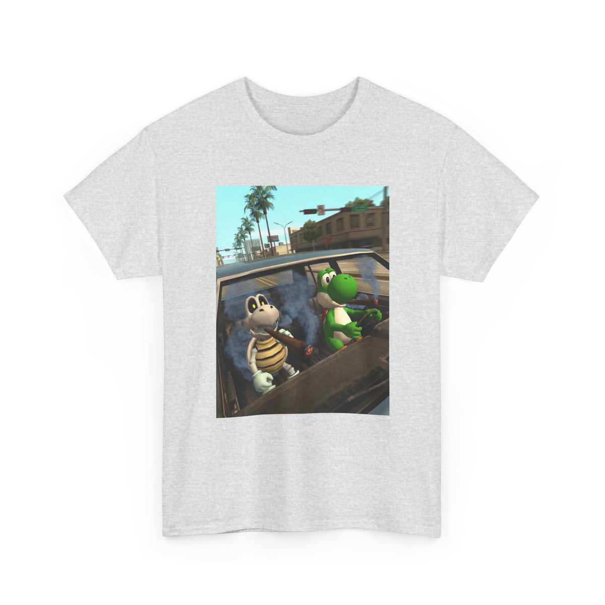 Dry Bones And Yoshi Smoking Blunts Driving